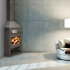 Salamandra a Lenha com Forno Ignis - Ferlux Salamandra a Lenha com Forno Ignis - Ferlux